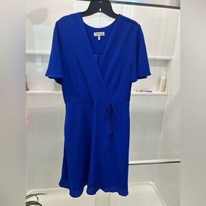 Monteau Royal Blue Midi Dress